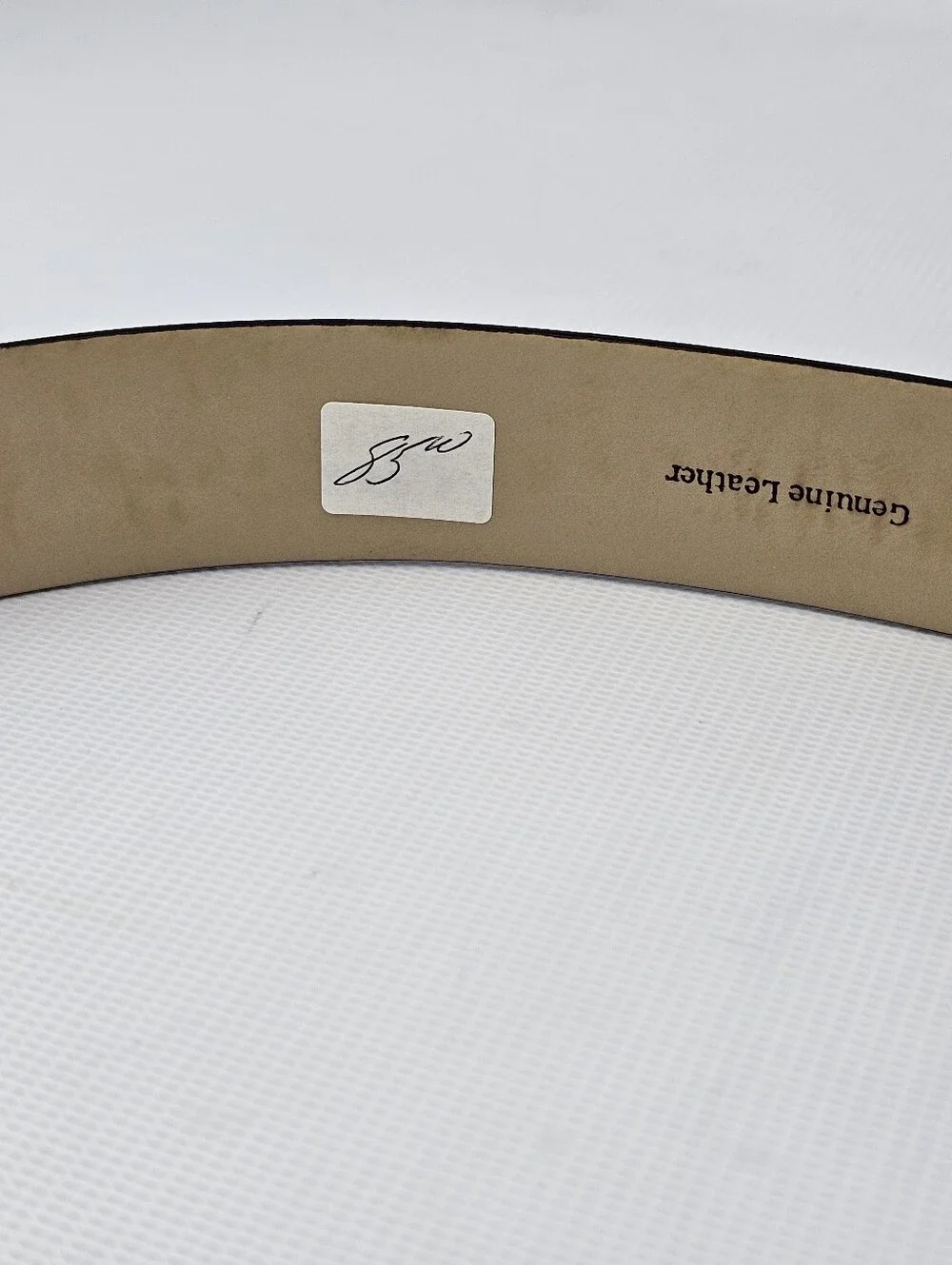 Italian Select Black Snake Embossed Italian Leather Belt 7080 Size 40